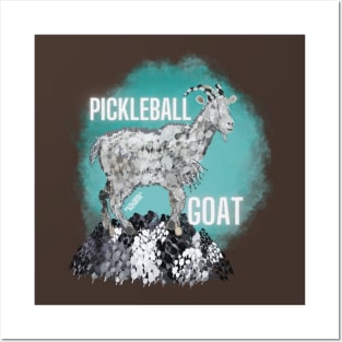 Pickleball GOAT by Pickleball ARTwear Posters and Art